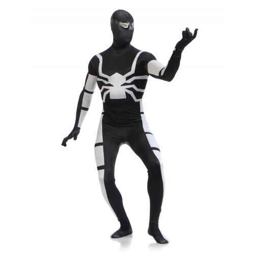 Spandex Black Spiderman Costume Zentai